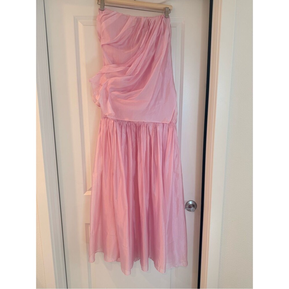 Revolve The Garment Gillian gown Strapless Pink Maxi Dress, US4/UK8 - Picture 8 of 14